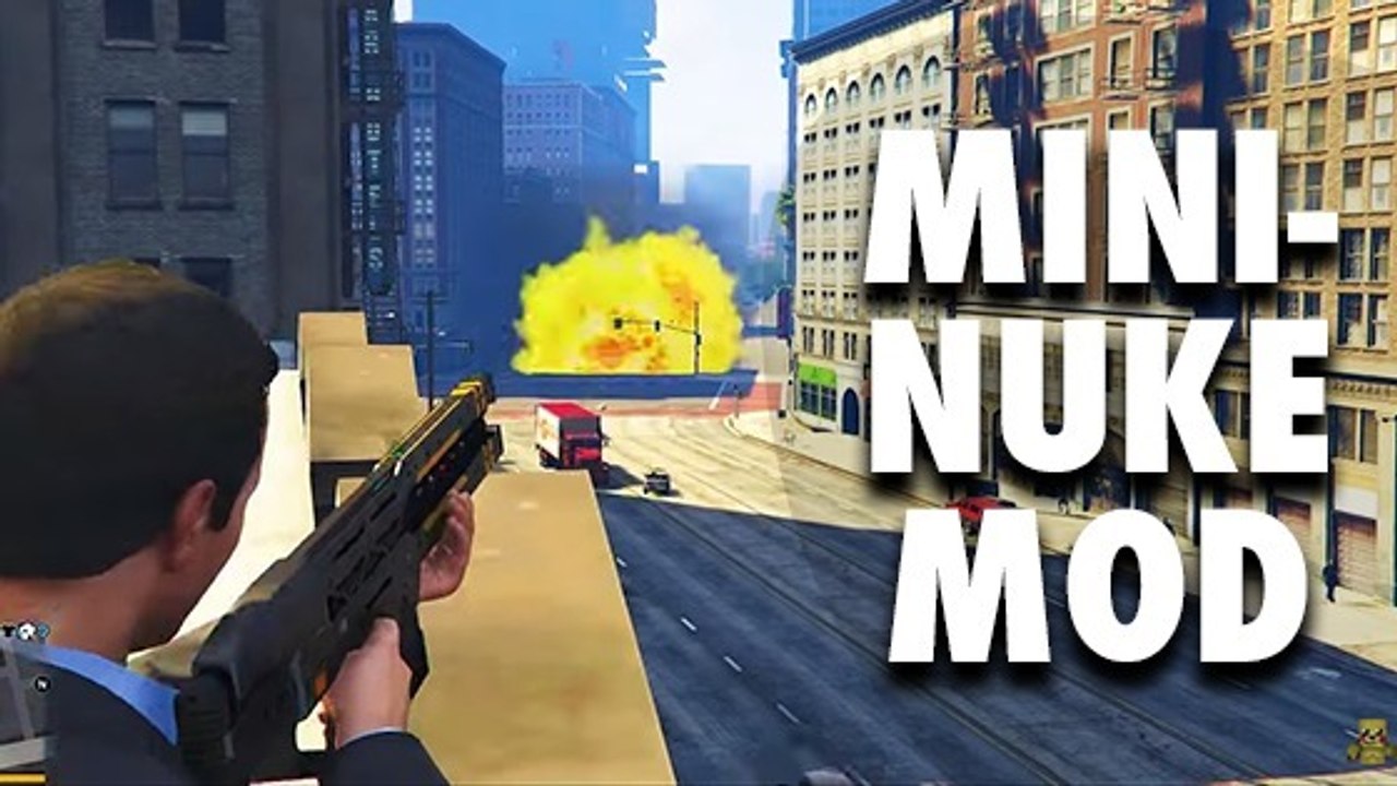 GTA 5 : un mod permet de transformer le Railgun en lanceur de bombes atomiques