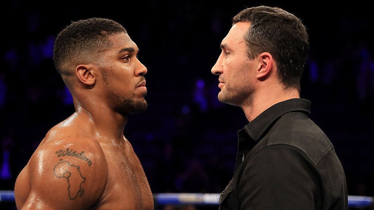Anthony joshua und wladimir klitschko sollen noch einmal gegeneinander antreten