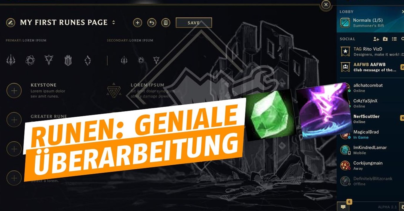 Riot präsentiert die neuen Runen