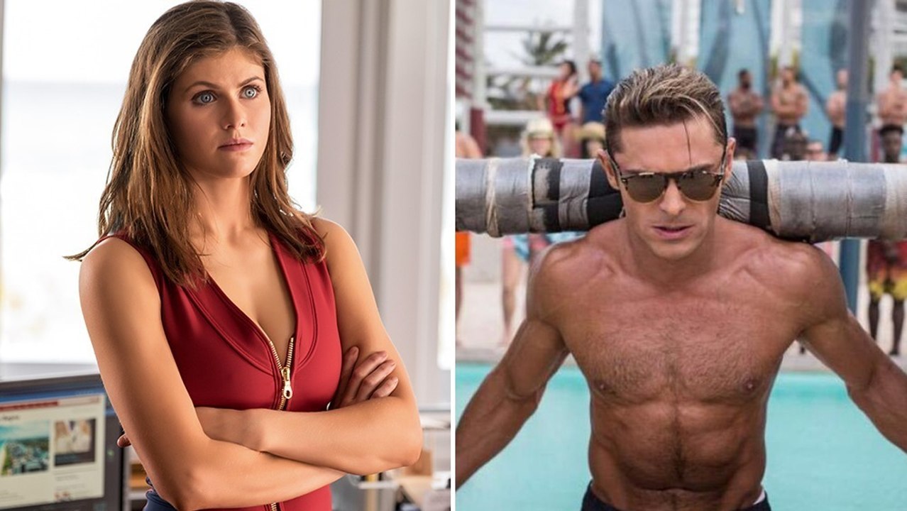 Die schöne Alexandra Daddario verrät, was sie über die Bauchmuskeln von Zac Efron in 'Baywatch' denkt!