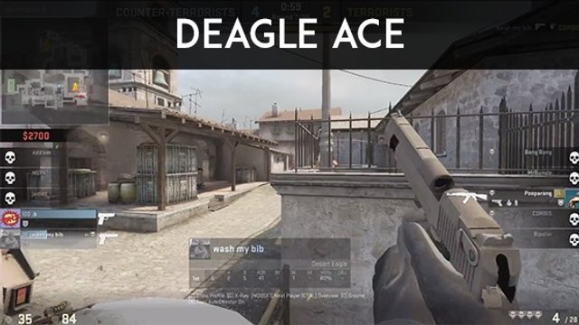 Counter Strike : un sublime ace au Desert Eagle sur Inferno