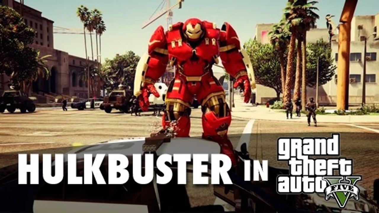 GTA 5 : équipé de l'armure Hulkbuster d'Iron Man, ce joueur vit une véritable folie meurtrière