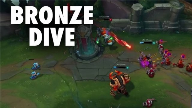 League of Legends : quand des joueurs professionnels coréens fail monumentalement un dive en LCK