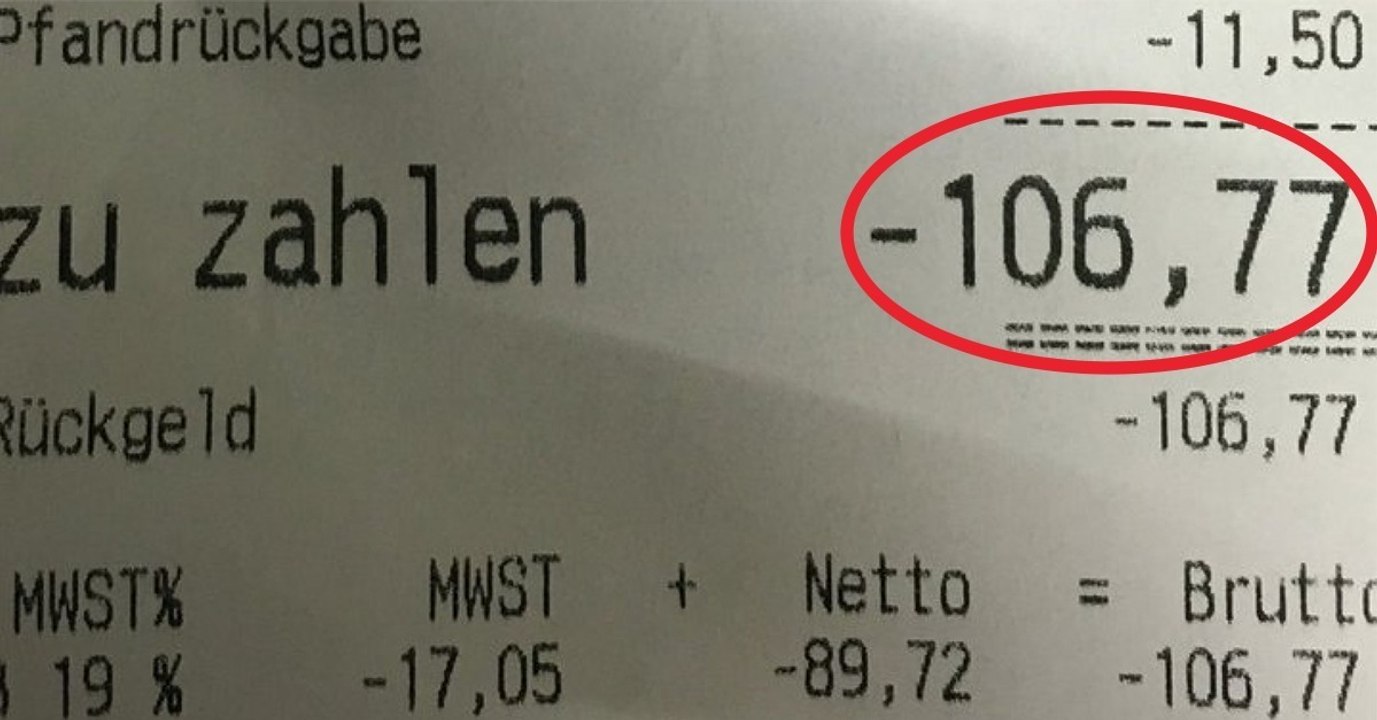 Lidl: kunde erreicht unglaublich hohe pfandsumme