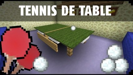 Minecraft : jouez au ping-pong grâce à une seule commande !