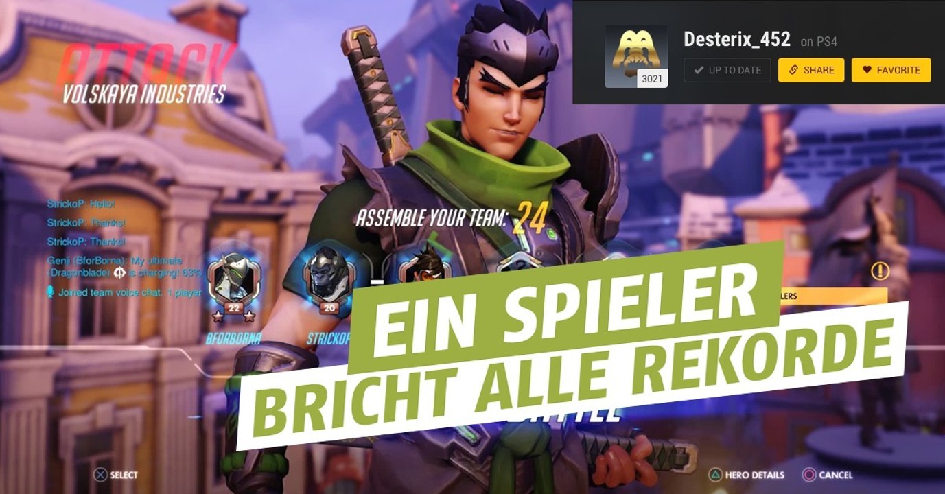 Overwatch: Dieser Spieler hat 92 Tage lang gespielt, um den Levelrekord aufzustellen