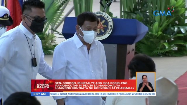 Gordon, idinetalye ang posibleng pananagutan ni PDu30 sa 'anomalya' sa Pharmally | UB