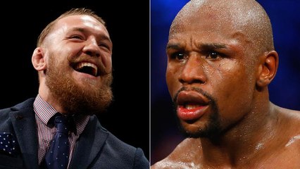 Conor McGregor spottet schon bei der Verkündung des Kampfes über Floyd Mayweather