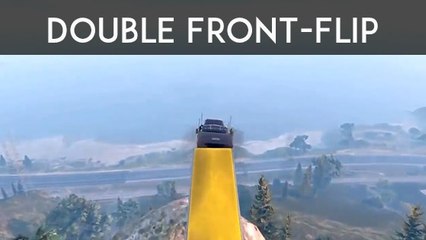 GTA 5 : ce joueur réalise un magnifique front-flip... en semi-remorque