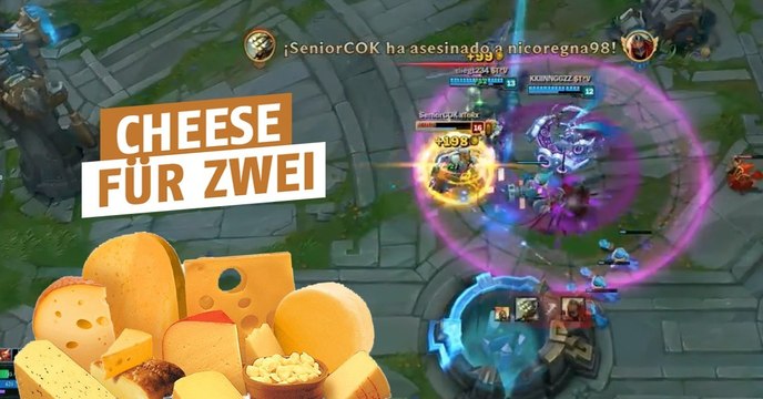 League of Legends: Ihr mögt Cheese? In China könnt ihr in zu zweit verzehren!