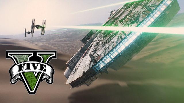 GTA : ce mod indispensable ajoute les véhicules de Star Wars à Los Santos