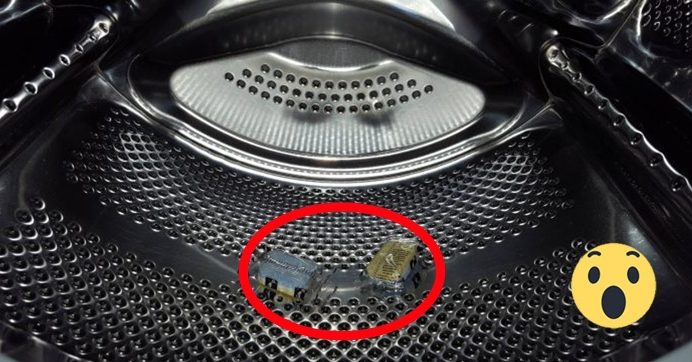 Waschmaschine reinigen mit Spülmaschinentab