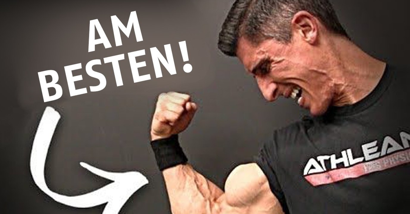 Der Schlüssel zu muskulösen Armen: Die bestmögliche Anspannung des Bizeps erzielen