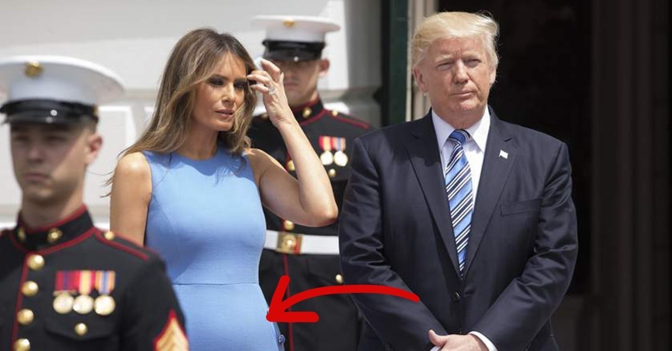 Ein Detail an diesem Kleid von Melania Trump erregt die Gemüter