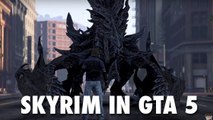 GTA 5 : il recrée le trailer épique de Skyrim avec l'éditeur Rockstar