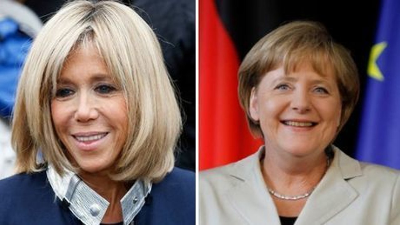 Brigitte Macron und Angela Merkel haben eine Gemeinsamkeit