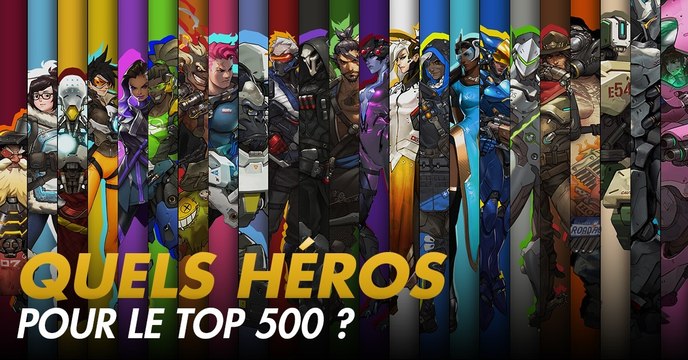 Overwatch : découvrez les héros les plus joués dans le Top 500 de chaque serveur