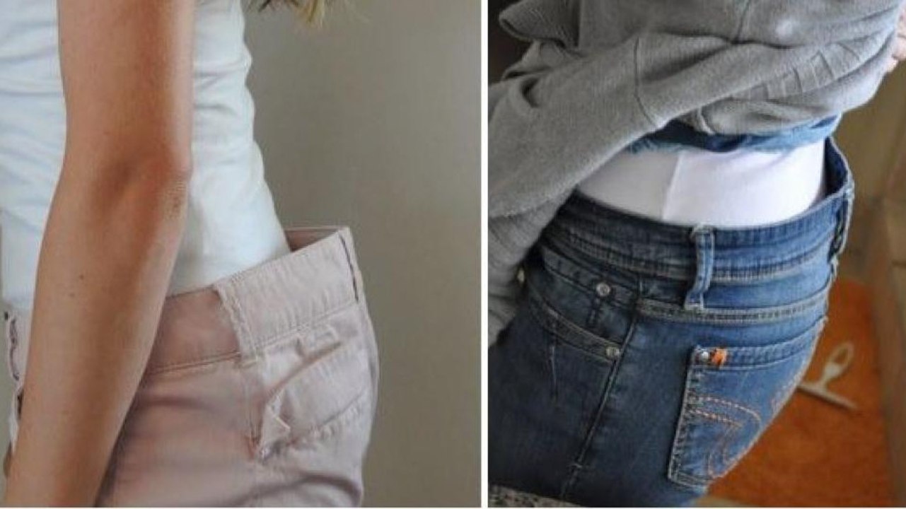 Découvrez une super astuce pour ajuster vos pantalons dans le bas du dos