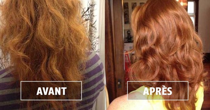 Cette femme utilise du bicarbonate de soude pour laver sa chevelure