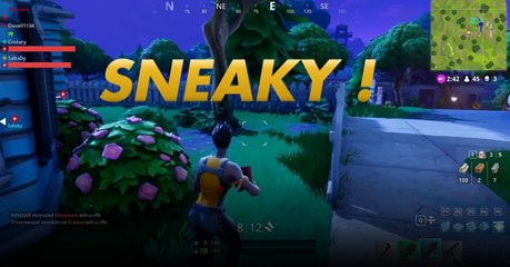 Fortnite : le mode "infiltration" Sneaky Silencers arrive ce weekend