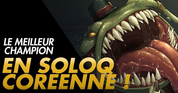 League of Legends : le premier joueur de la soloQ coréenne est un main Tahm Kench