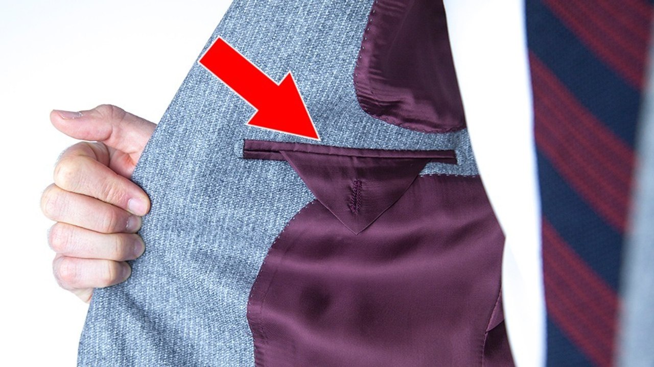 Pourquoi les vestes des hommes ont des poches intérieures contrairement à celles des femmes ?