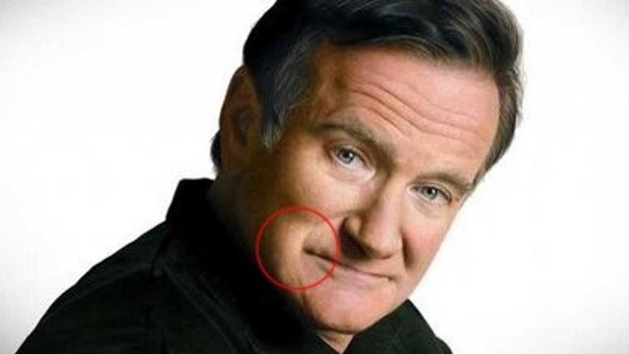 On dirait une simple photographie de Robin Williams mais regardez d'un peu plus près...