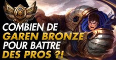 League of Legends : combien de Garen faut-il pour gagner face à une équipe professionnelle ?