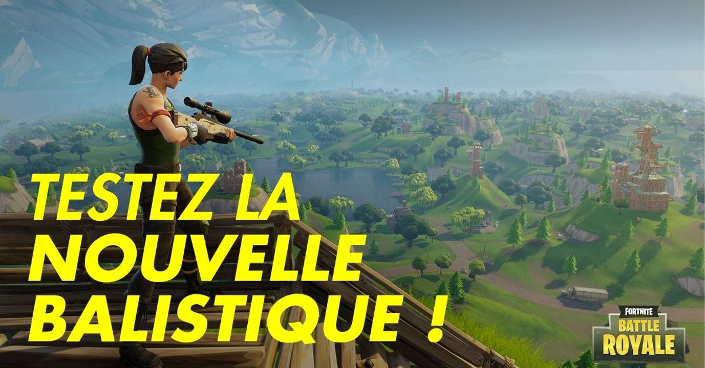 Fortnite : un mode pour tester la nouvelle balistique et les nouvelles armes