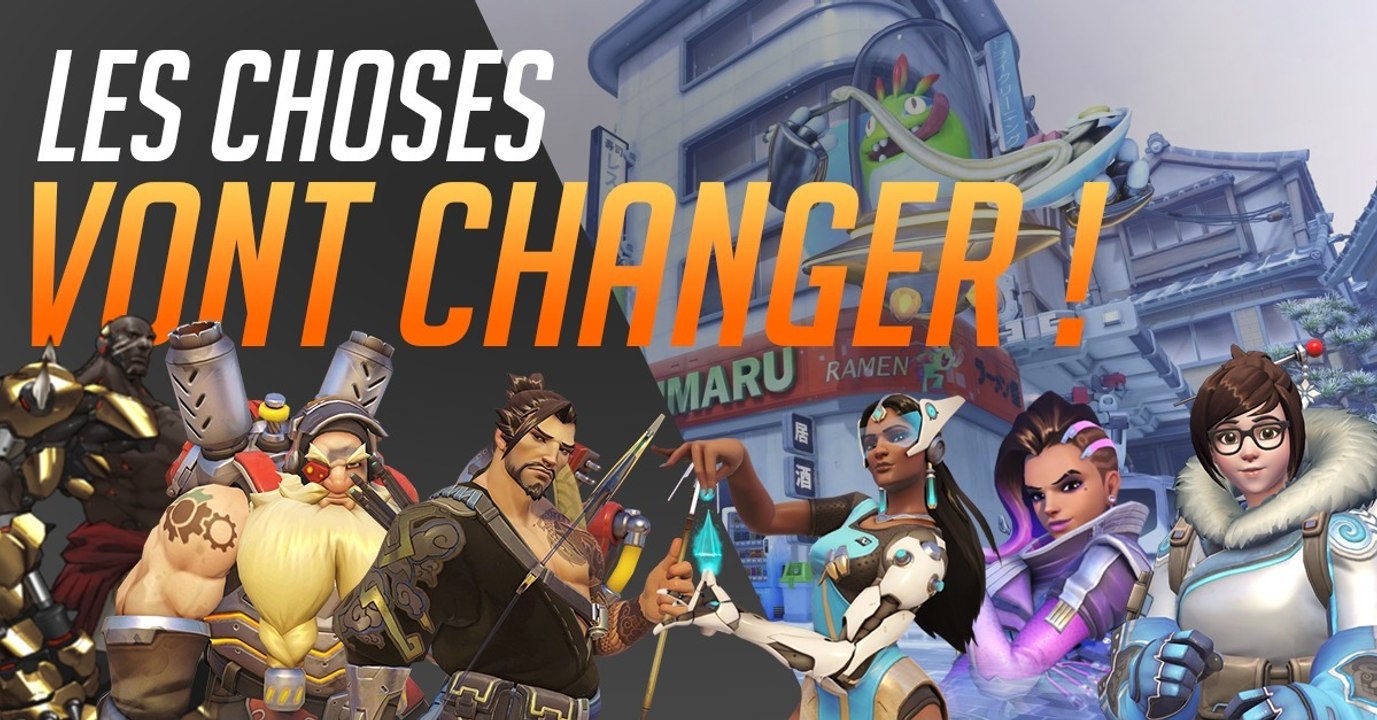 Overwatch : Jeff a annoncé les prochains héros qui vont être modifiés