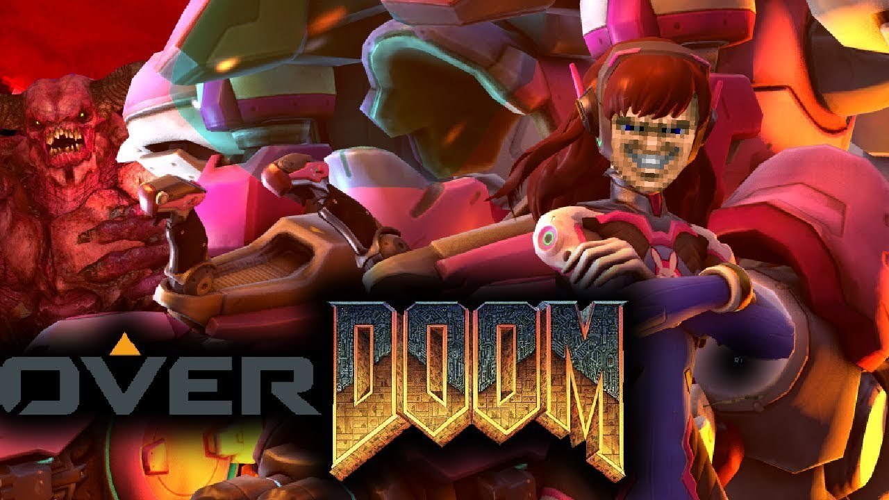 Overdoom : jouez D.Va dans Doom, le mix parfait
