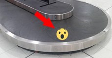 Er reist mit nur einem Gegenstand. Am Flughafen trauen die Reisenden ihren Augen nicht!
