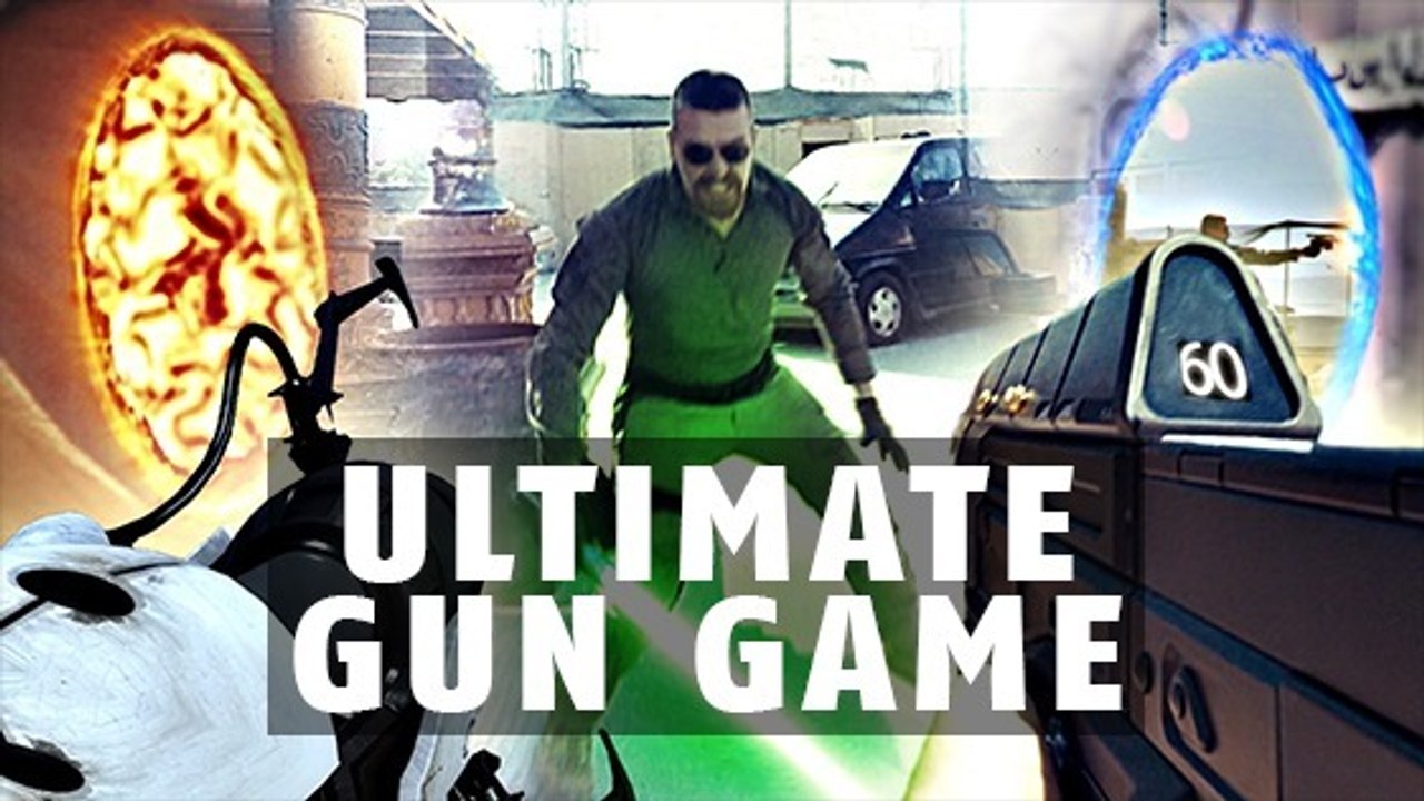 Quand les armes ultimes de jeux vidéo se retrouvent dans une partie de Gun Game !