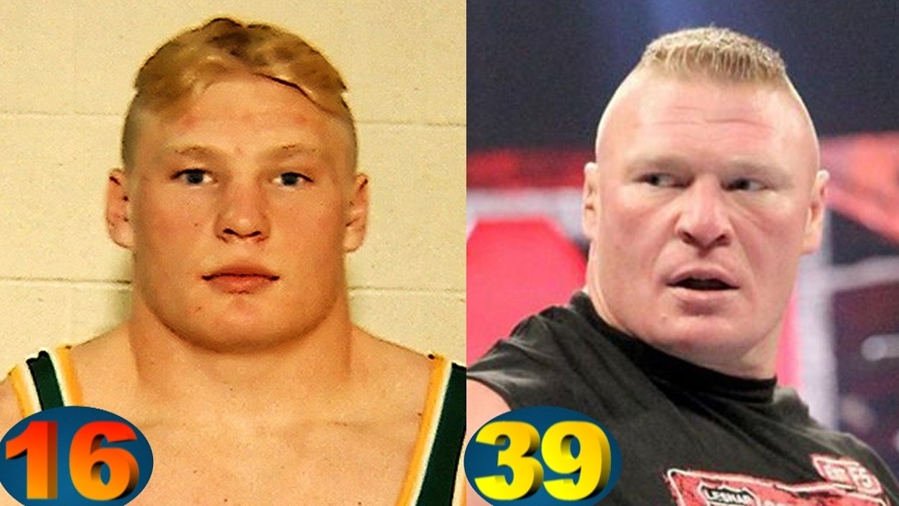 Die wahnsinnige Entwicklung von Brock Lesnar zu einem Muskelpaket seit dem Schulabschluss