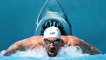 Michael Phelps tritt gegen einen weißen Hai an