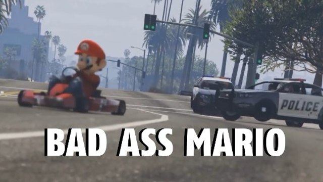 GTA : Mario débarque à Los Santos pour une course de kart déjantée
