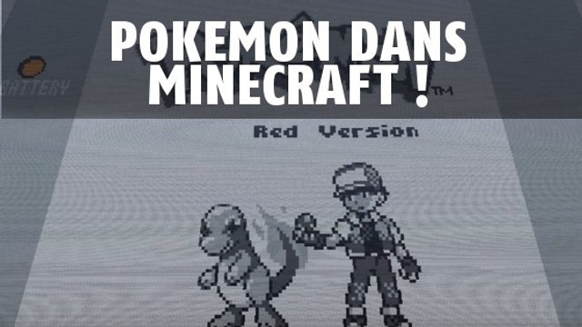 Minecraft : un joueur a recrée entièrement Pokémon dans le jeu !