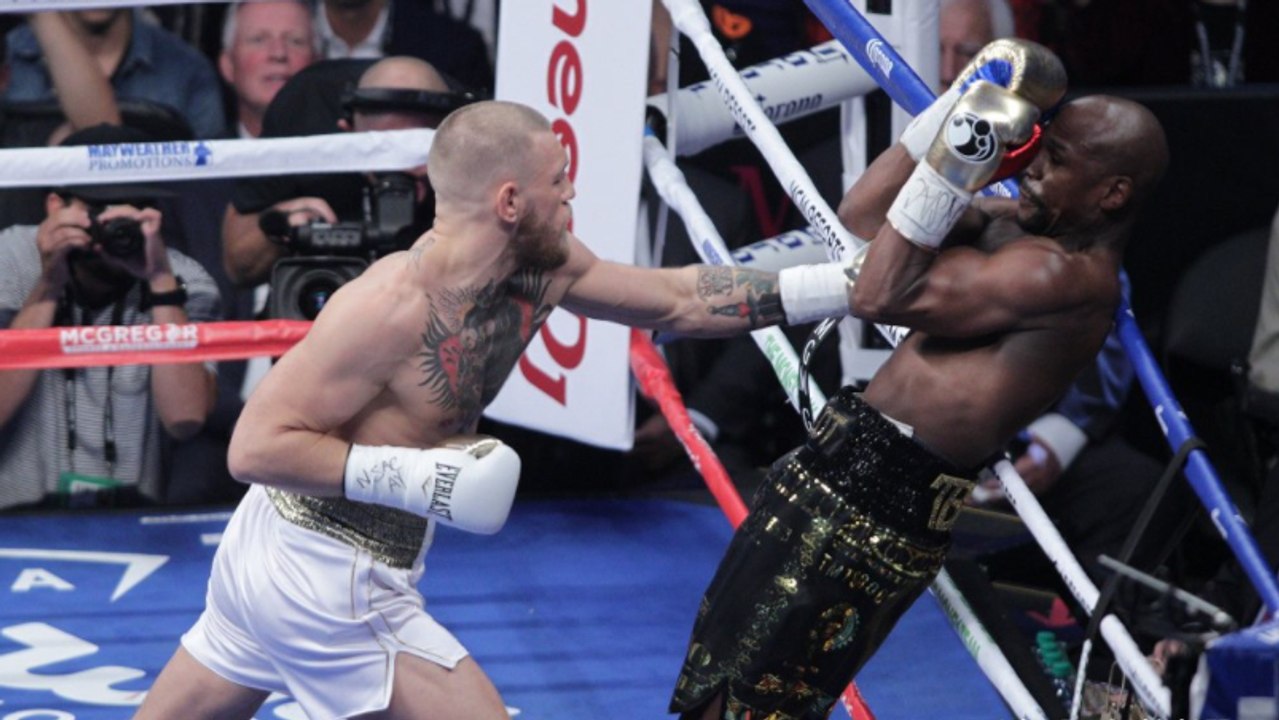 Mayweather schlägt mcgregor in der 10. runde k. o.
