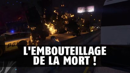 GTA 5 : Quand un simple embouteillage provoque un accident monstrueux !