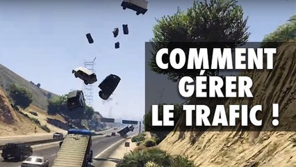 GTA 5 : Un joueur a trouvé la technique la plus folle pour se débarrasser des embouteillages !