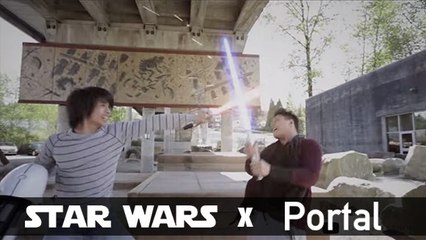 Quand Star Wars rencontre Portal autour d'une bonne pizza