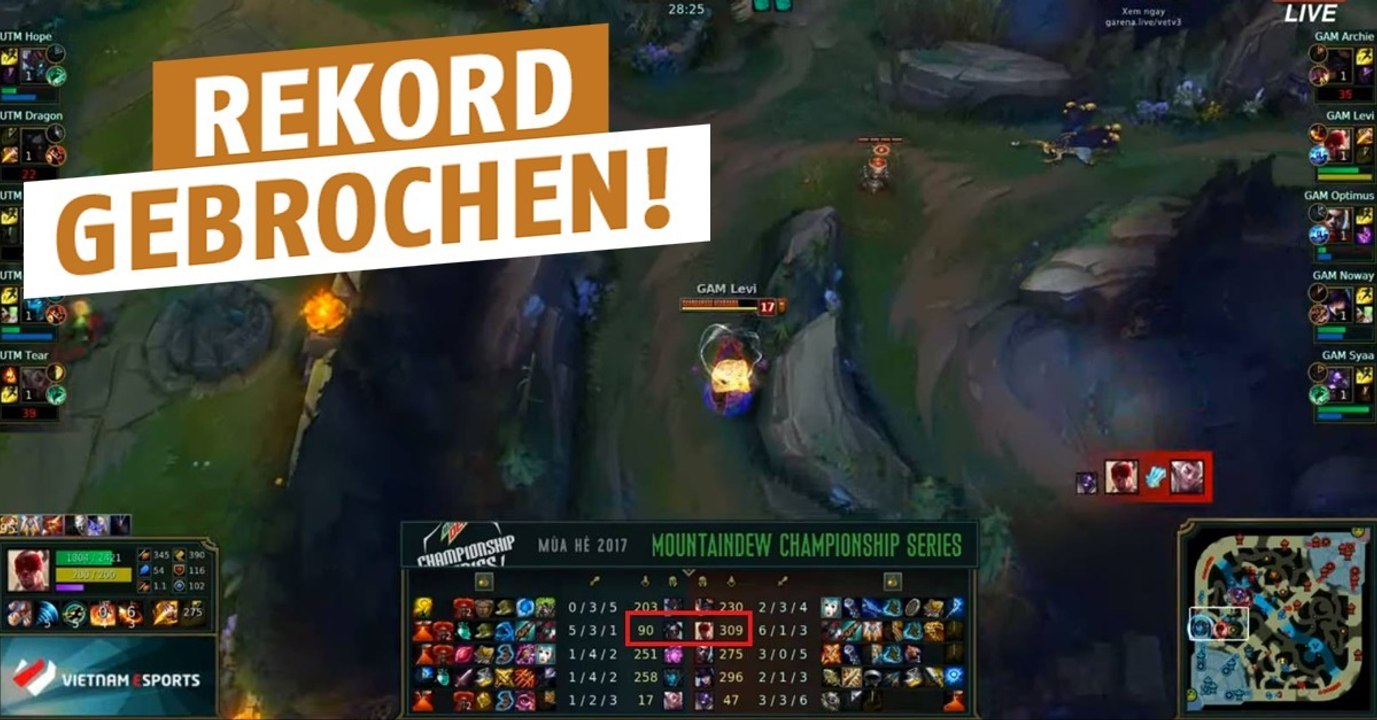 League of Legends: Pro-Jungler stellt Minion-Rekord auf