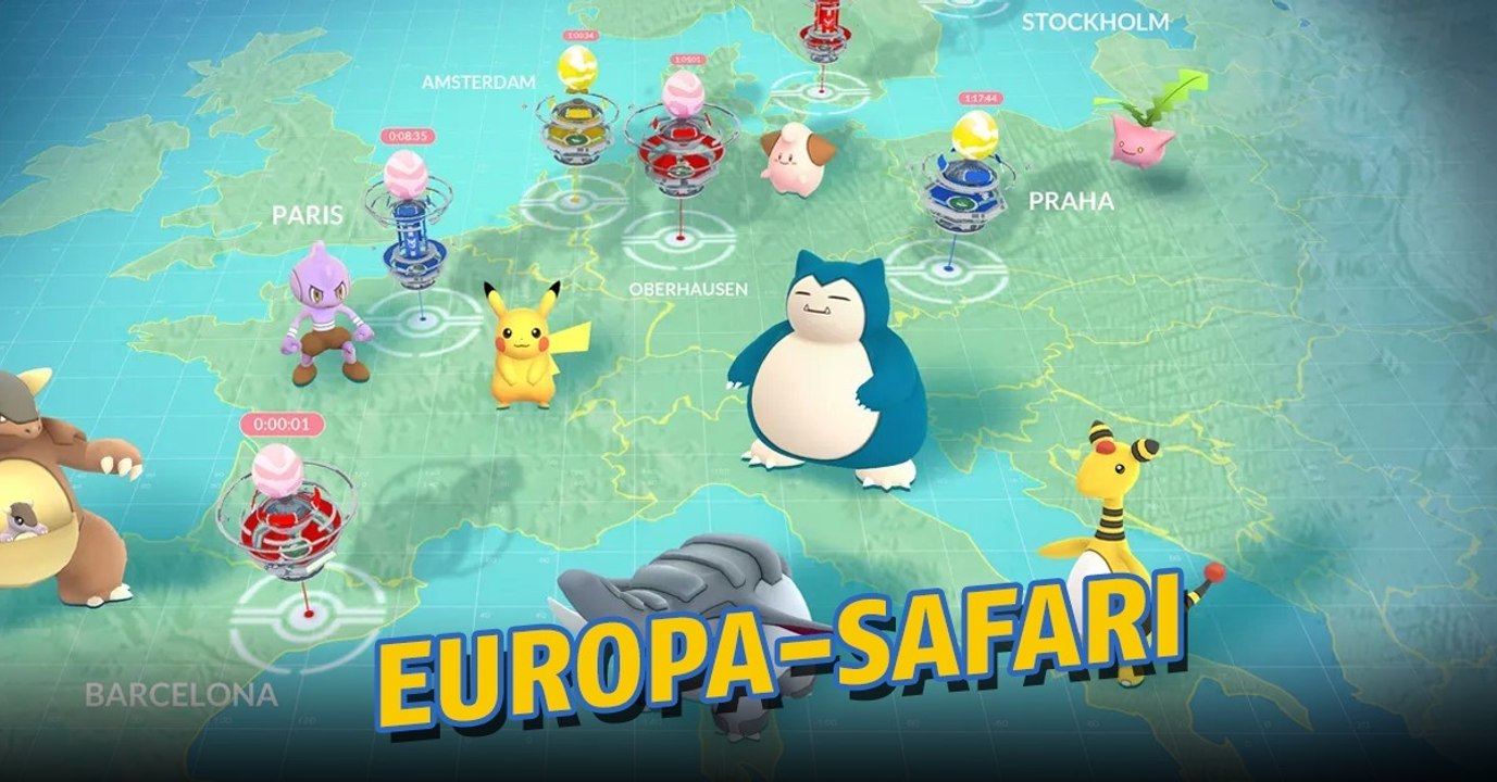 Pokémon GO: Niantic plant eine große Safari durch ganz Europa
