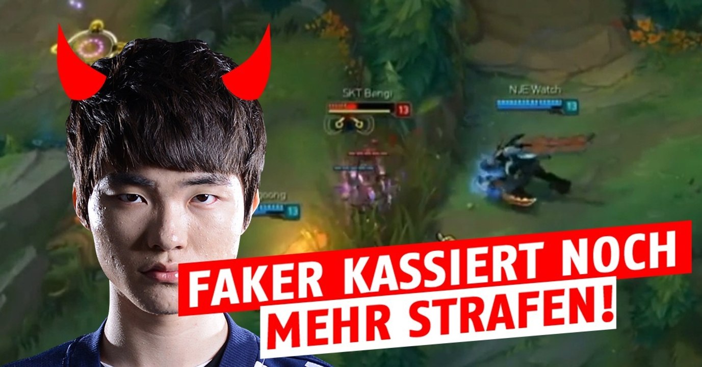 League of Legends: Faker bekommt aus einem unerwarteten Grund immer mehr Strafen aufgebrummt