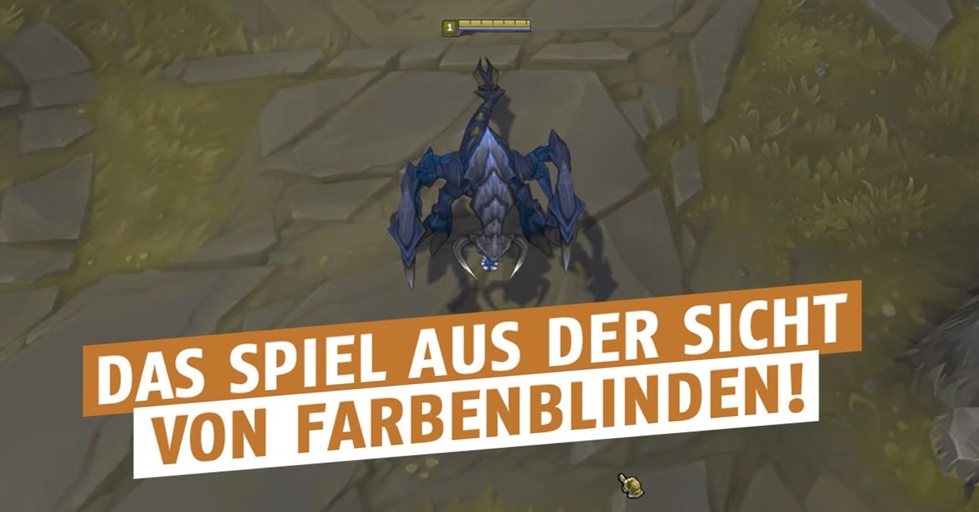League of Legends: Wie sieht das Spiel aus der Sicht eines Farbenblinden aus?