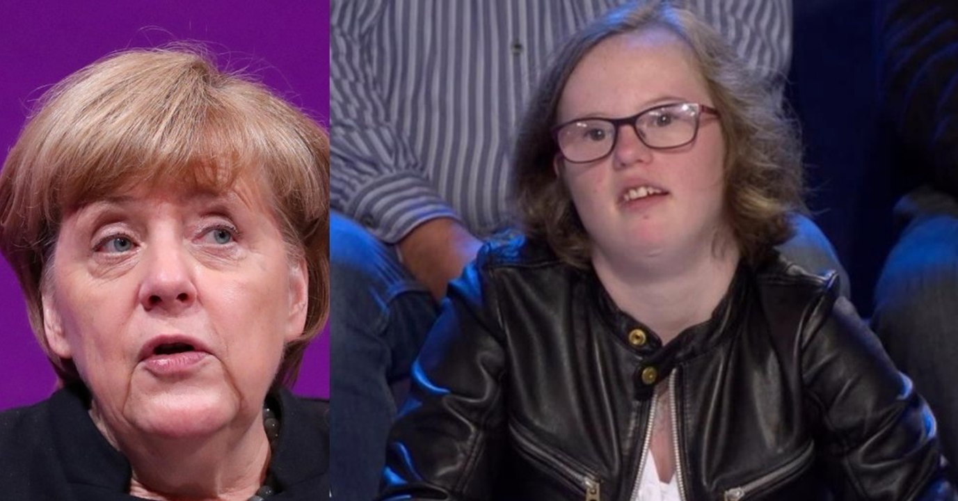 Dieses Mädchen rührt die Kanzlerin mit ihrer Frage. Doch ihre Reaktion sorgt für Diskussionen