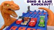 Dinosaur Toys for Kids Funny Funlings Race Competition with Pixar Cars 3 Lightning McQueen versus Hot Wheels Cars in this Family Friendly Full Episode English Toy Trains 4U Racing Video for Kids