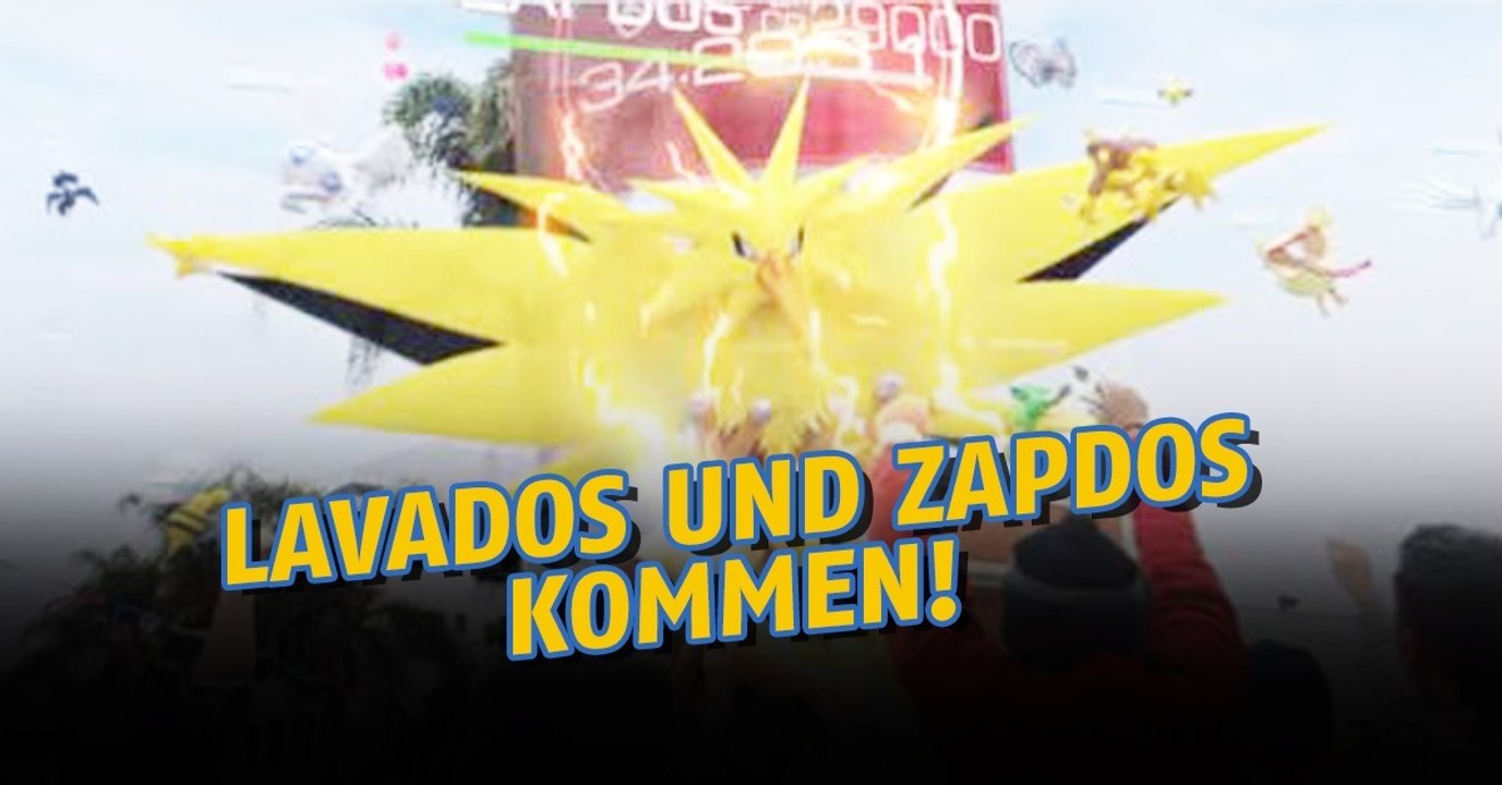 Pokémon GO: Wir wissen, wann Lavados und Zapdos in den legendären Raids erscheinen