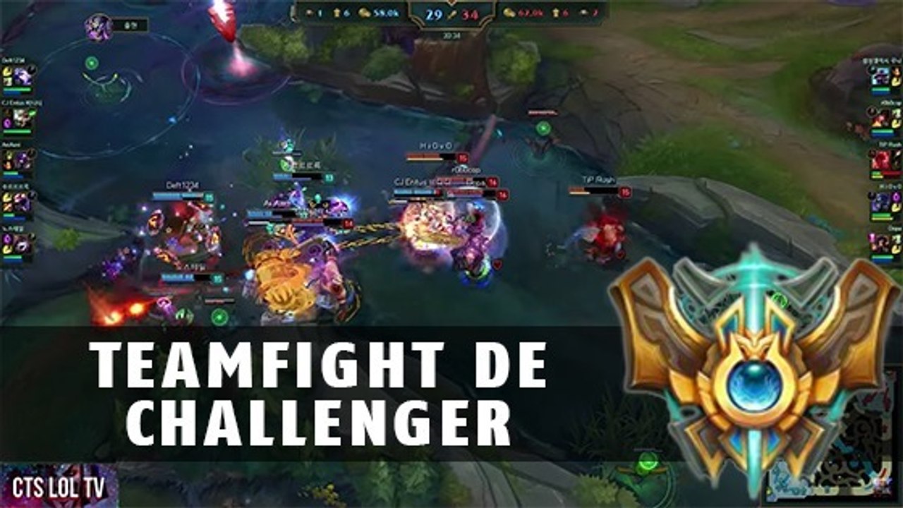 League of Legends : voilà à quoi ressemble un teamfight de challenger coréens