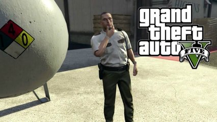 GTA 5 : voici le garde le plus dévoué de l'aéroport de Los Santos